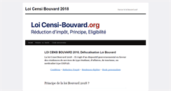 Desktop Screenshot of loi-censi-bouvard.org